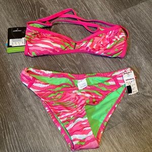 Dolfin brand, pink camo, bathing suit, never worn with tags
